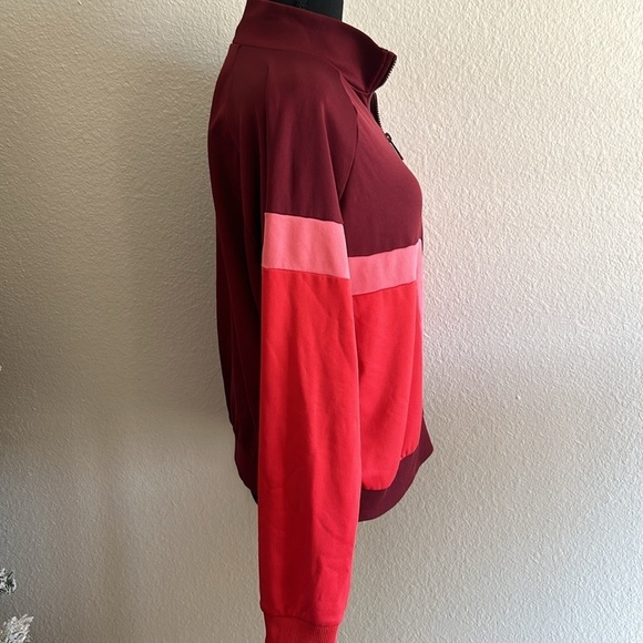 Juicy Couture Claret JXJC Colorblock Tricot Track Jacket Size Large - Picture 8 of 12